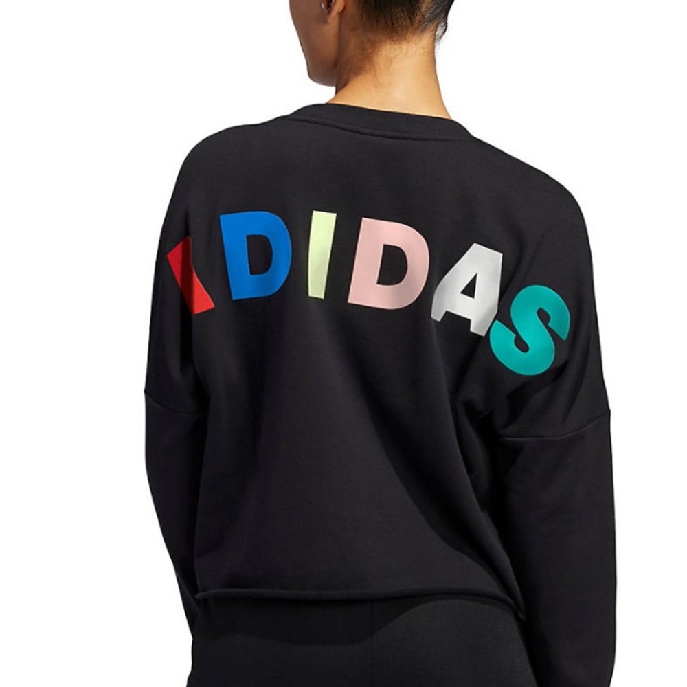 New! Adidas Cropped Uni Sweater